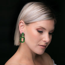 Load image into Gallery viewer, Small Lyndell Emeralds - Green Glitter