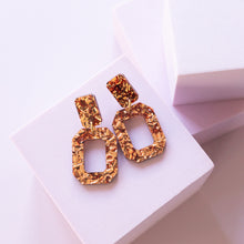 Load image into Gallery viewer, Small Lyndell Emeralds - Copper Glitter