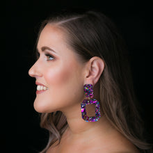 Load image into Gallery viewer, Large Statement Lyndell Emeralds - Pink